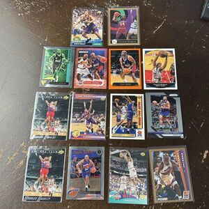 Charles Barkley 14 Card Lot With 2020-21 Panini Flux 2018-19 Prizm 2000 Impact